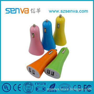 Wholesale 2.1A USB Car Charger with Factory Price (XH-CC-10W5V-02-AF-15)